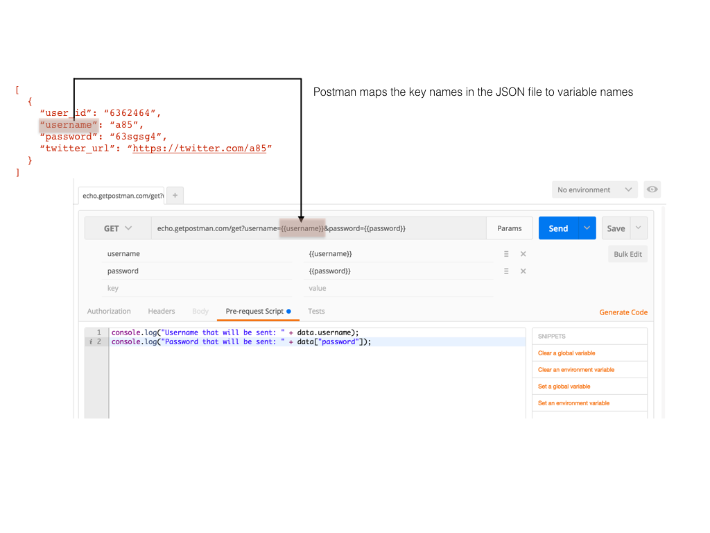 Using CSV and JSON Data Files in the Postman Collection Runner