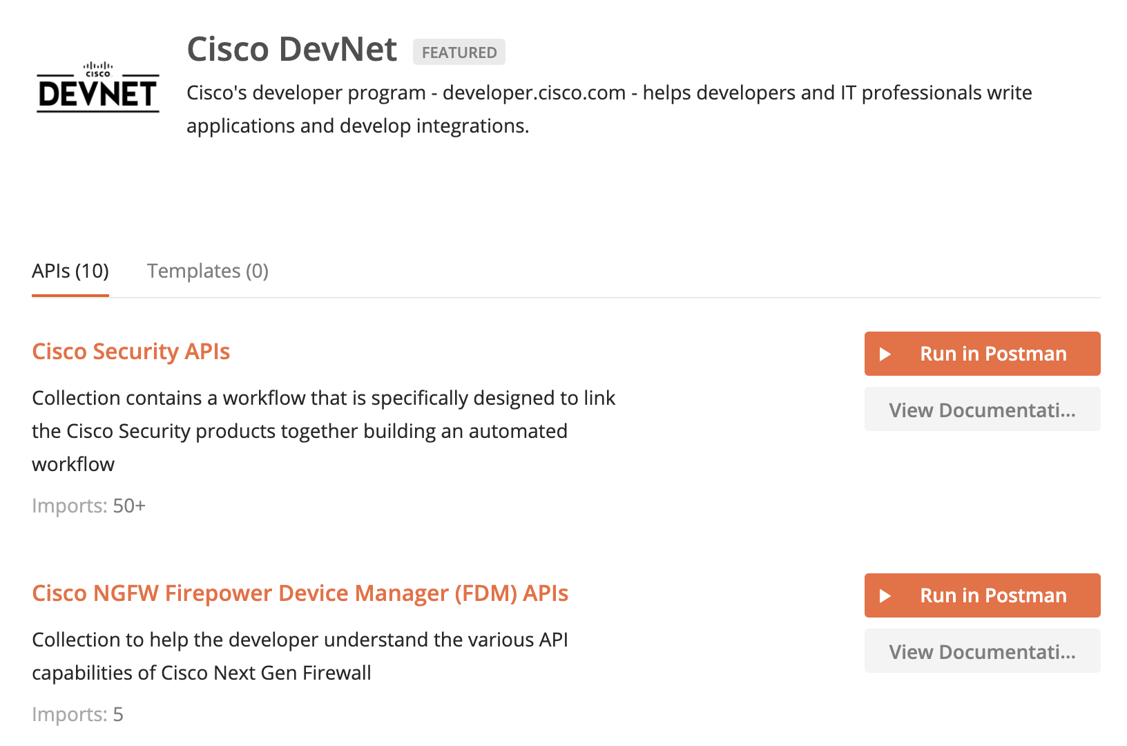 Introducing Cisco DevNet APIs To The Postman API Network - Security ...