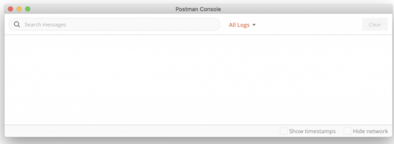 postman console log to file
