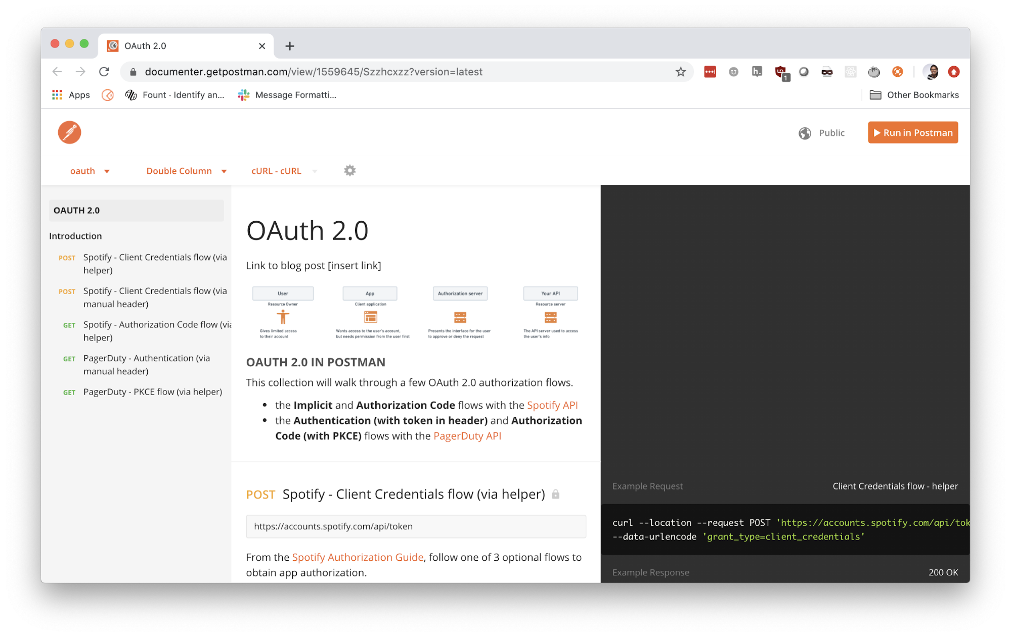 Step-by-step examples of OAuth 2.0