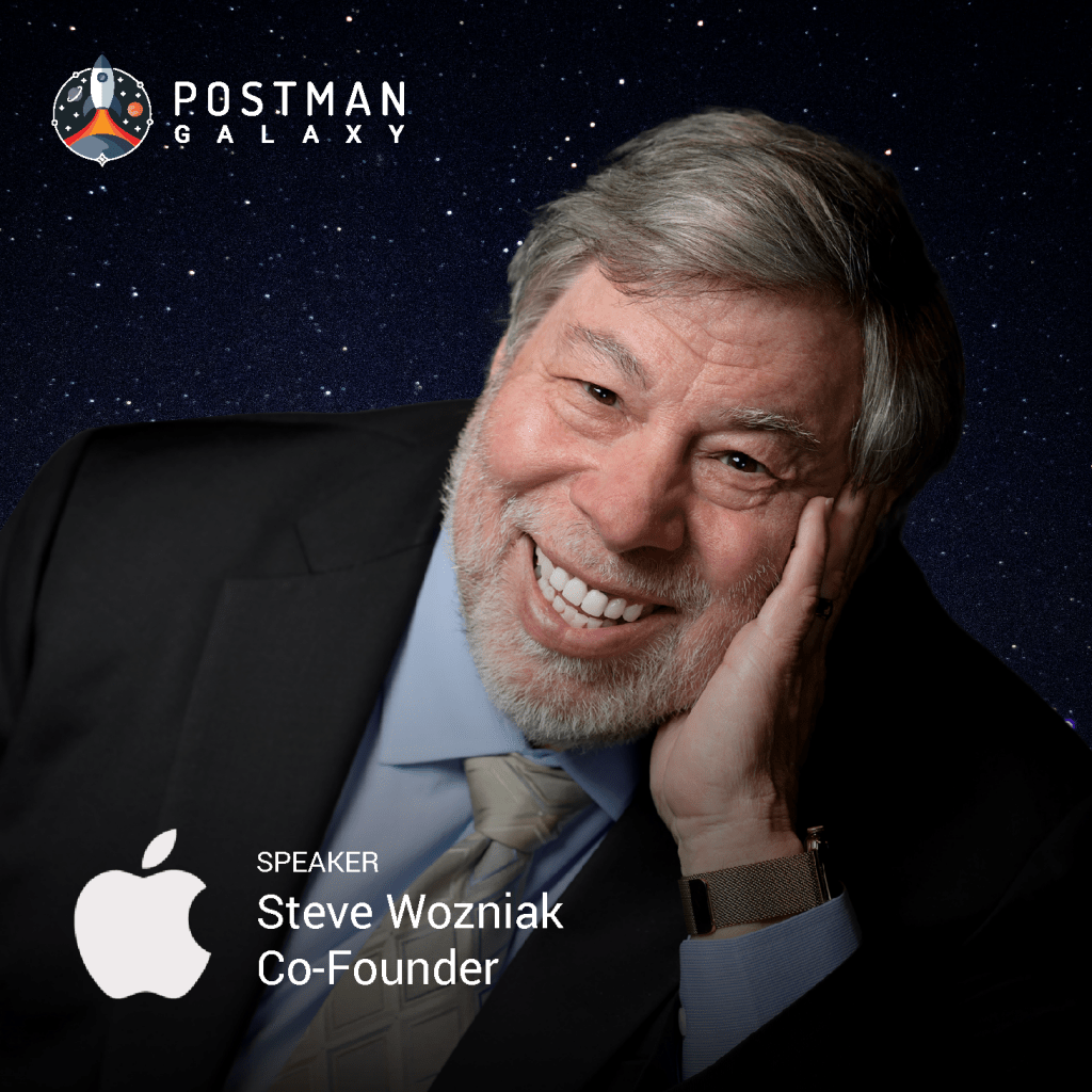 Announcing Steve Wozniak as Postman Galaxy Keynote Speaker