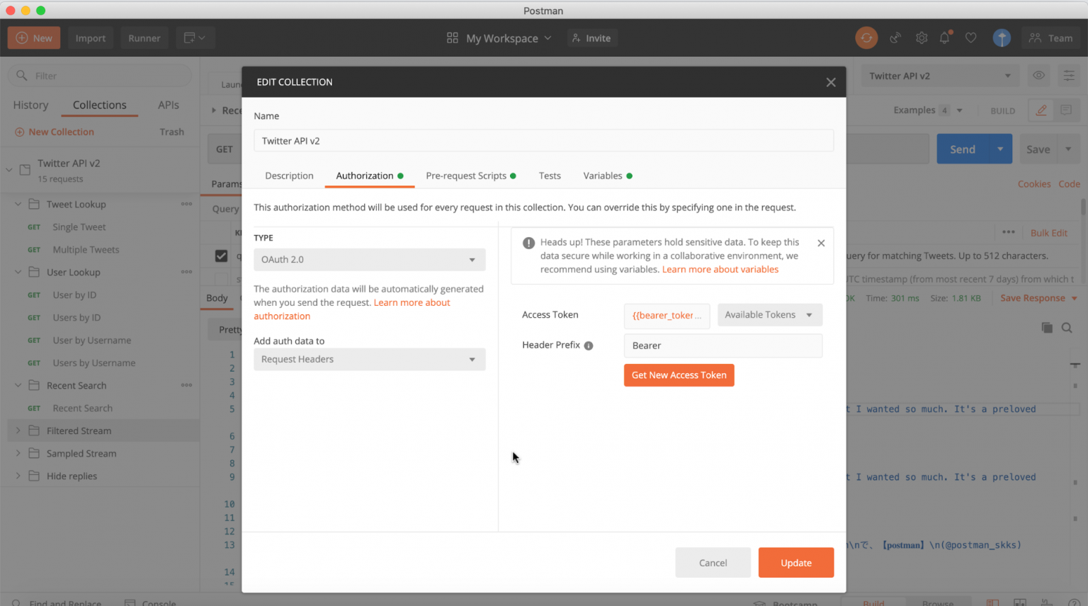 How to Set Up the Twitter API Faster in Postman | Postman Blog