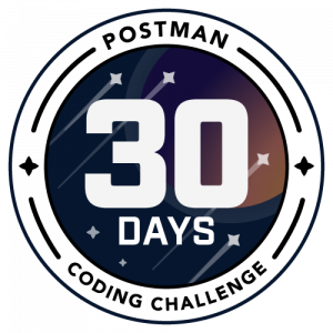 30 Days of Postman badge