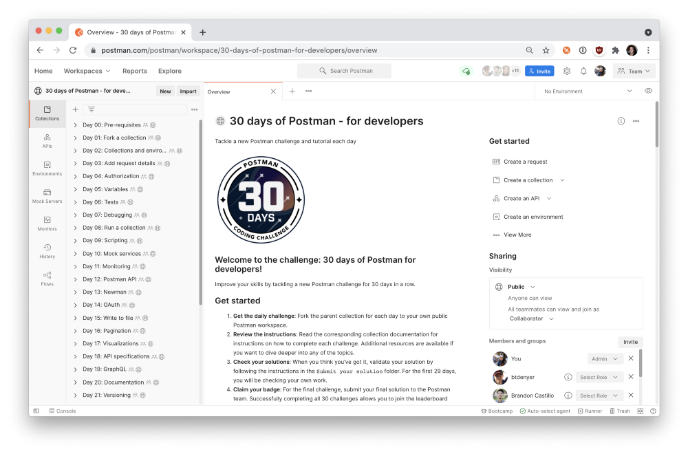 30 days of Postman - for developers